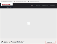 Tablet Screenshot of premierfiduciary.com